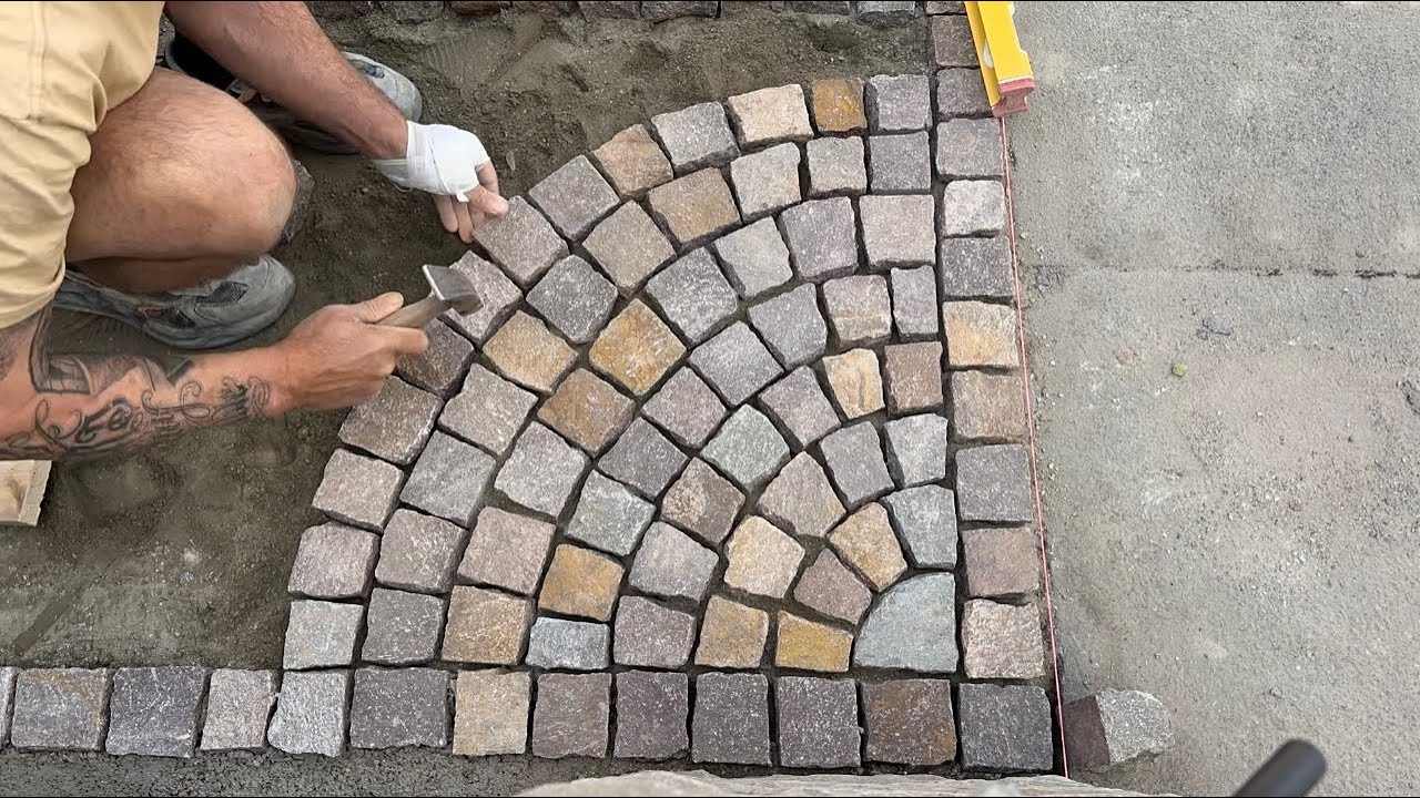 Beautiful Natural Stone Driveway Transformation - Shortened Version