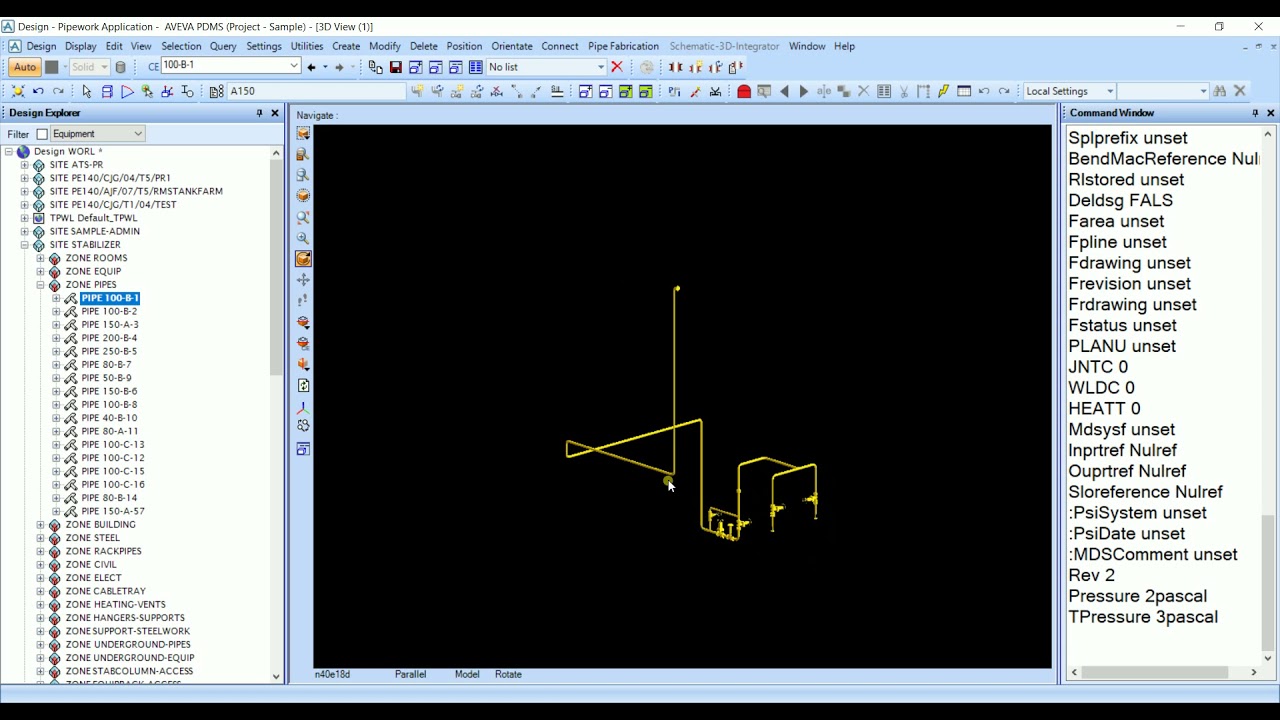 HOW TO PROVIDE ATTRIBUTES TO PIPE IN AVEVA PDMS