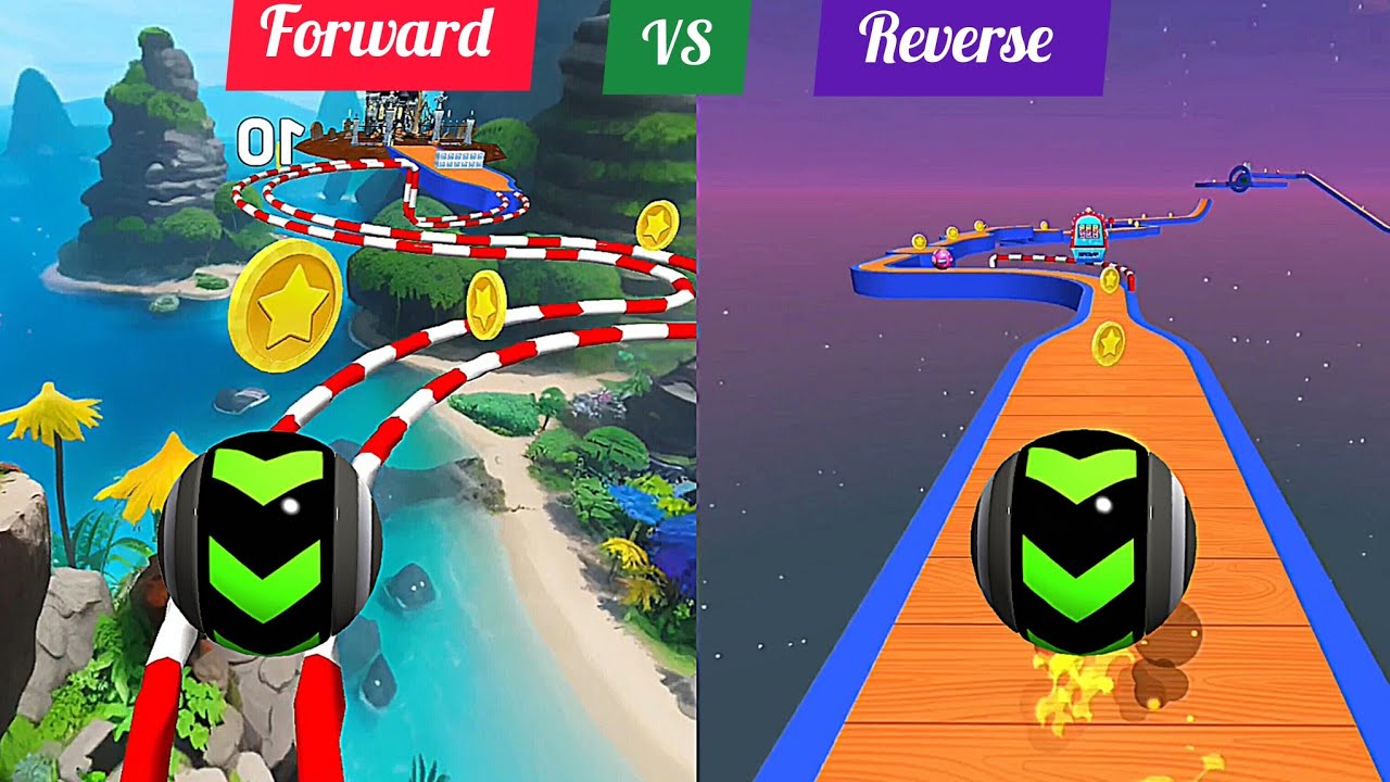 Sky Rolling Balls 3D ⏩ Forward VS ⏪ Reverse 💥 Nafxitrix Gaming Game 3