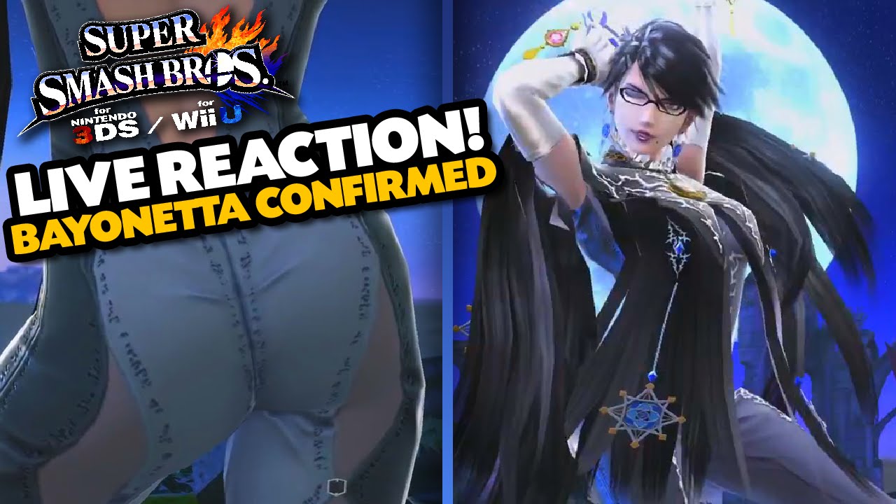 LIVE REACTION - Bayonetta CONFIRMED for Smash Wii U and 3DS!
