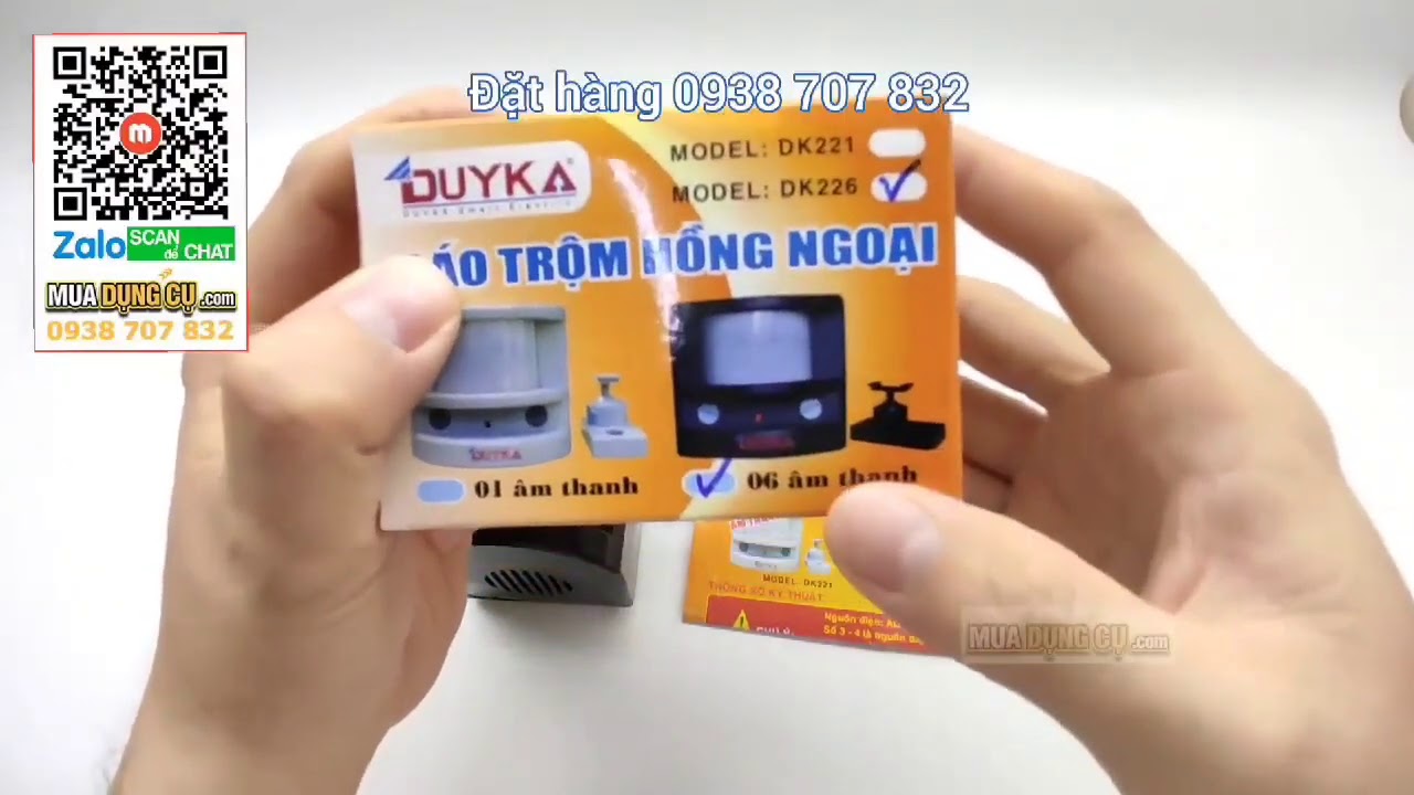 Thiết bị chống trộm hồng ngoại, báo trộm độc lập.