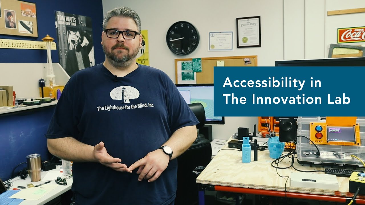 Accessibility in the Innovation Lab - The Lighthouse for the Blind, Inc. (Audio Described for JAWS)