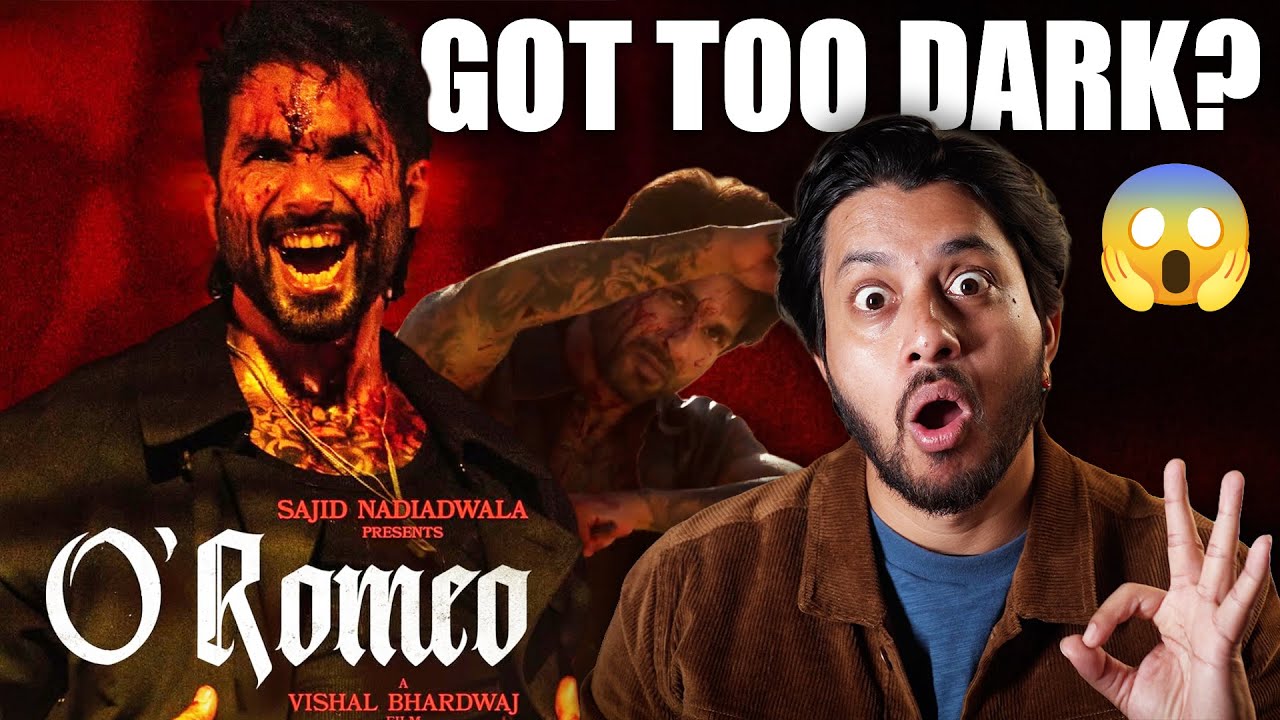 O'Romeo Trailer REACTION | INSANE | Shahid Kapoor's DARKEST Role Yet! 🔥