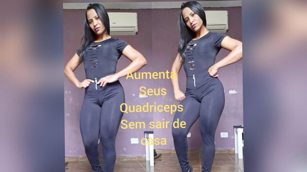esse treino vai fazer seus quadriceps  crescer muito sem sair de casa #treinando #em #casa