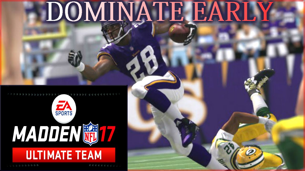 MADDEN 17 EARLY TIPS TO DOMINATE MADDEN 17 ULTIMATE TEAM
