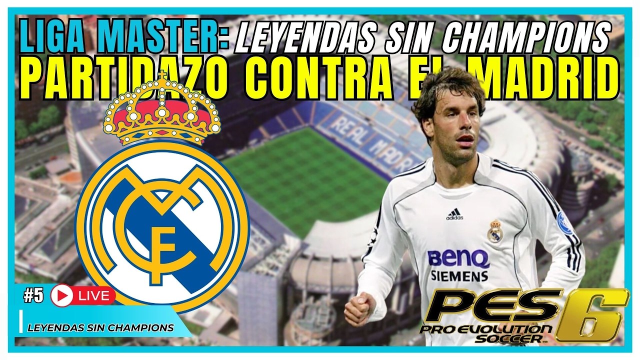 ⚽ REAL MADRID vs WOLVES UNITED | Liga Master PES 6: Leyendas sin Champions | Ep. 5