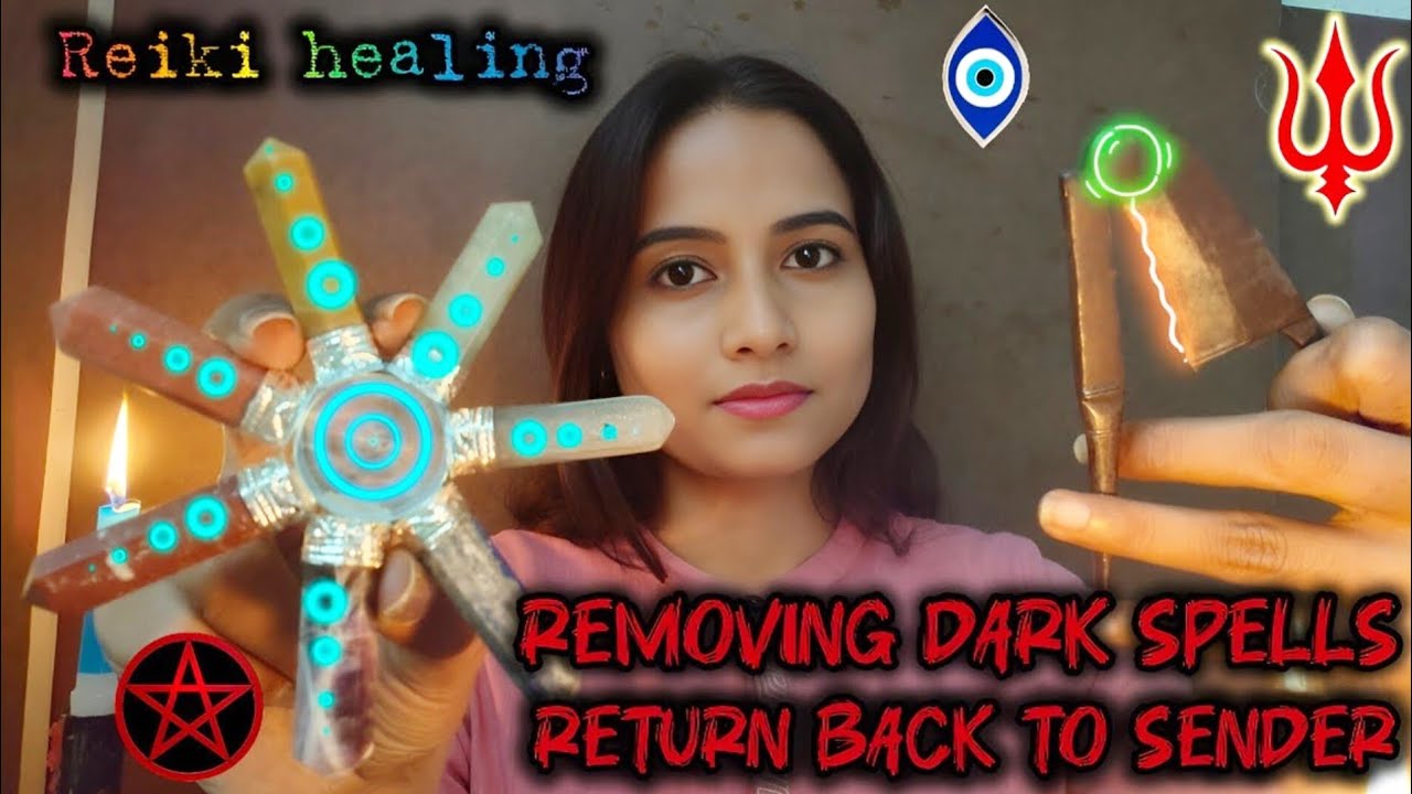 🪬🔮Reiki healing removing dark spells back to sender#reiki #healing #spell⚔️