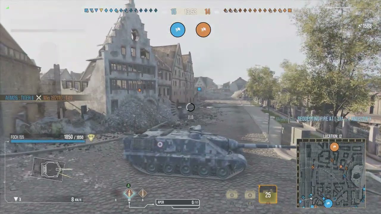 World Of Tanks Console: Monster 10.6k Raw Damage | Foch 155 Carry on Himmelsdorf | 9 Kills