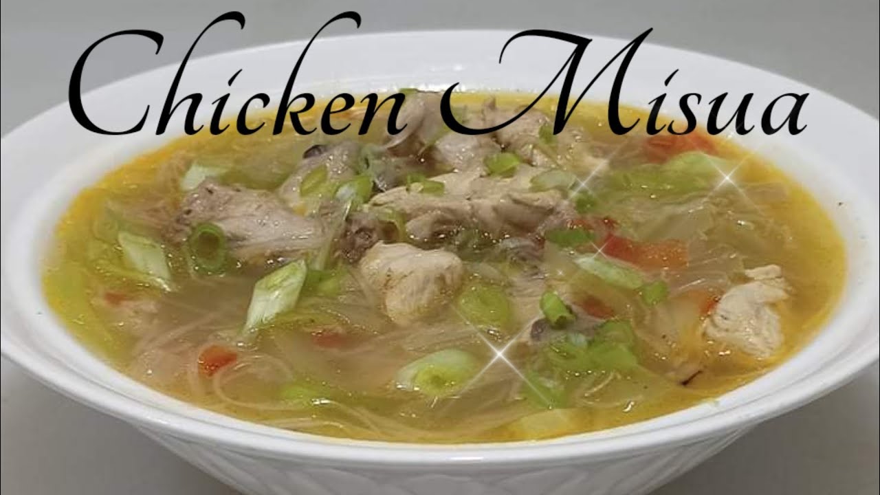 Chicken Misua/Miswa Soup with Upo