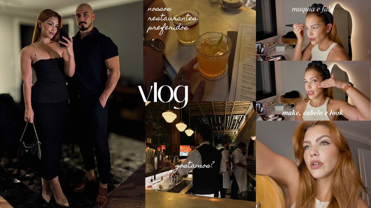 ARRUME-SE COMIGO PARA JANTAR COM O BOY, SHOPPING, NOSSOS RESTAURANTES PREFERIDOS #vlog