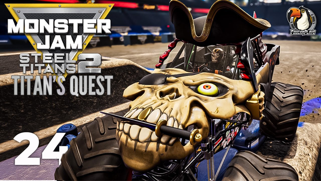 Unleashing Pirate's Curse in the Haunted Forest! 🏴‍☠️🌲 | Monster Jam Steel Titans 2