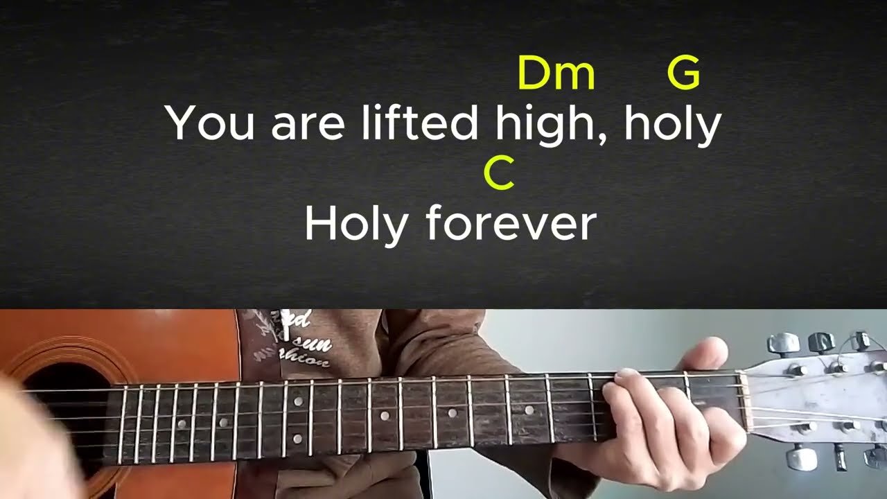 Holy Forever-Chris Tomlin/ Worship Acoustic Guitar Tutorial : Playthrough