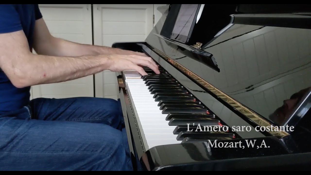 L'amerò sarò costante - accompaniment - karaoke - Mozart - play along
