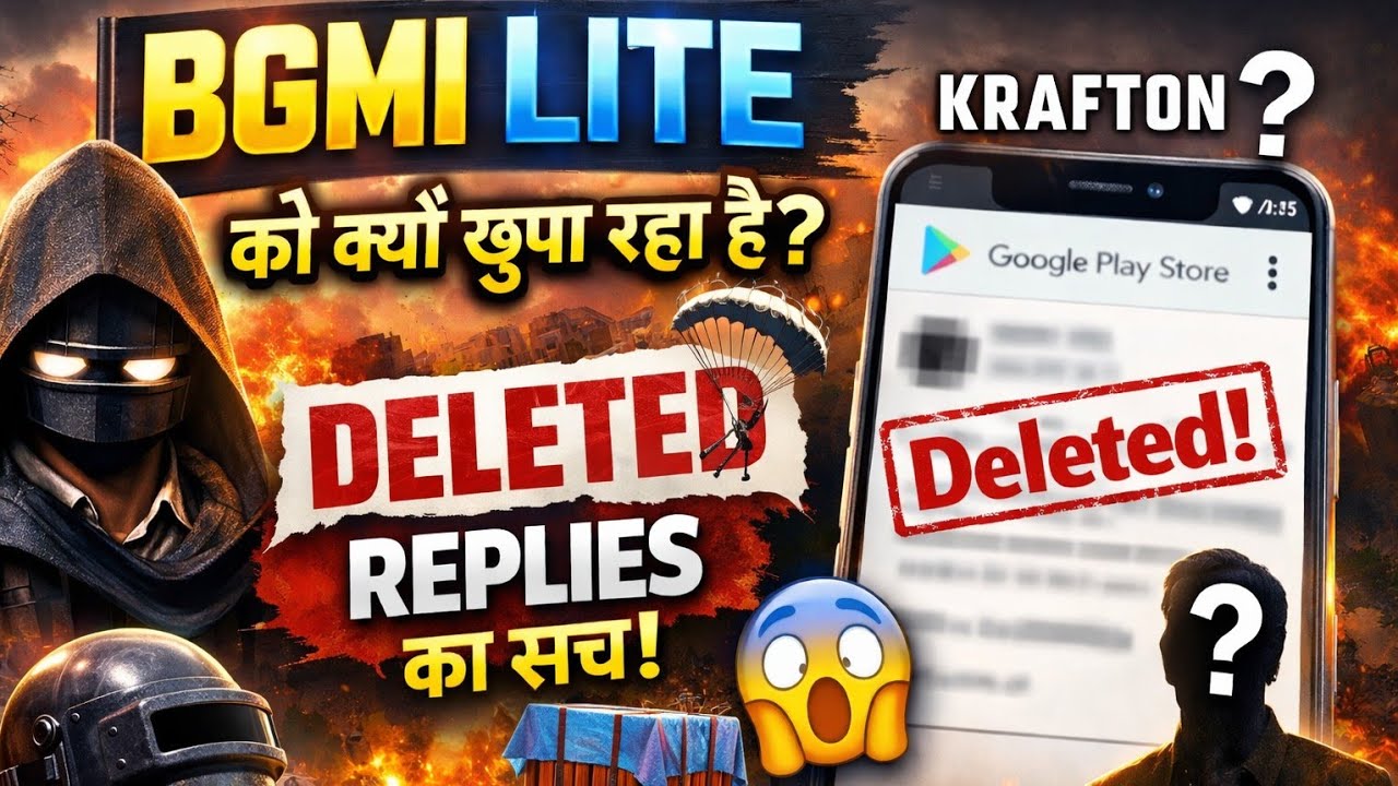 KRAFTON DELETED REPLIES KA SACH 😱BGMI LITE 🤔 #pubglite #pubgmobile #bgmi #update #0.20.0