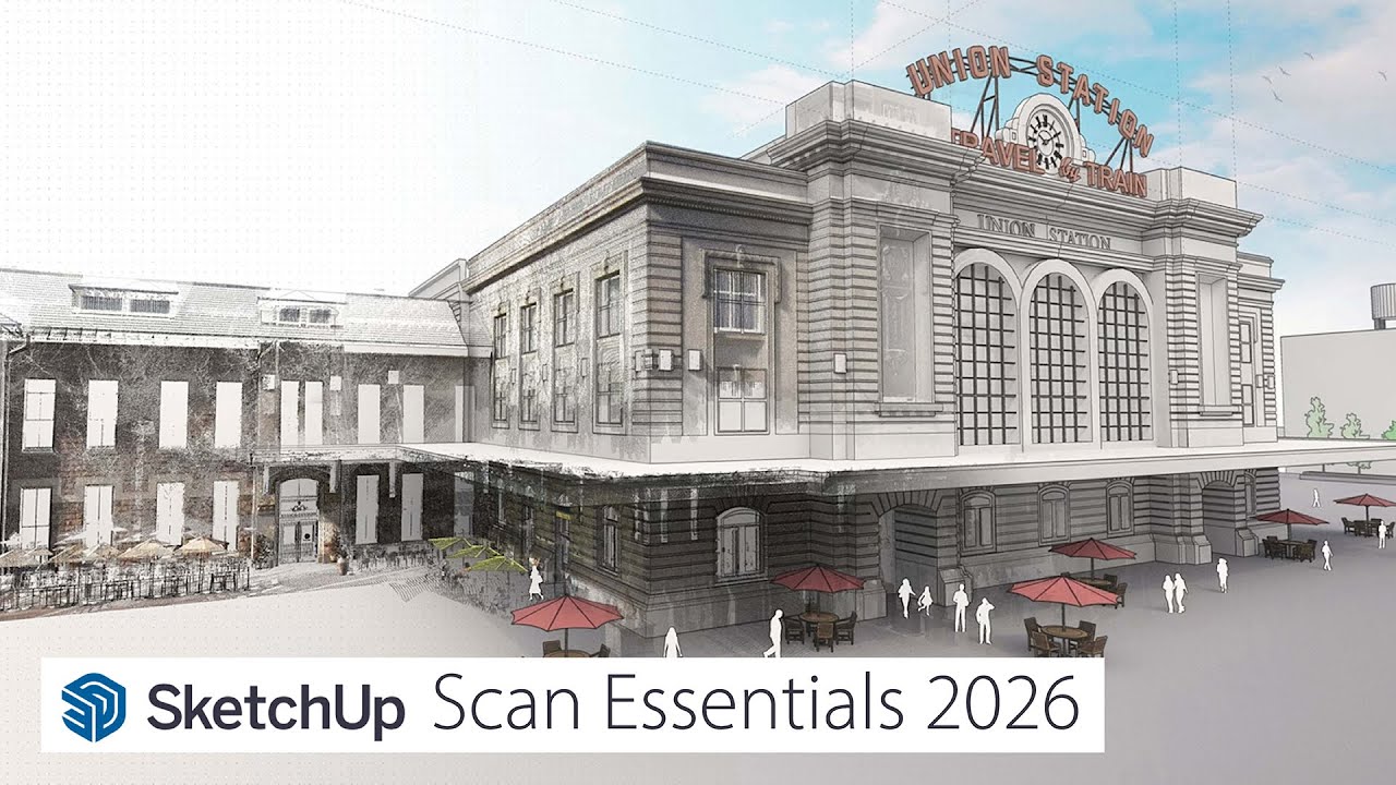 2 Scan Essentials SketchUp Pro 2026 Interiorismo