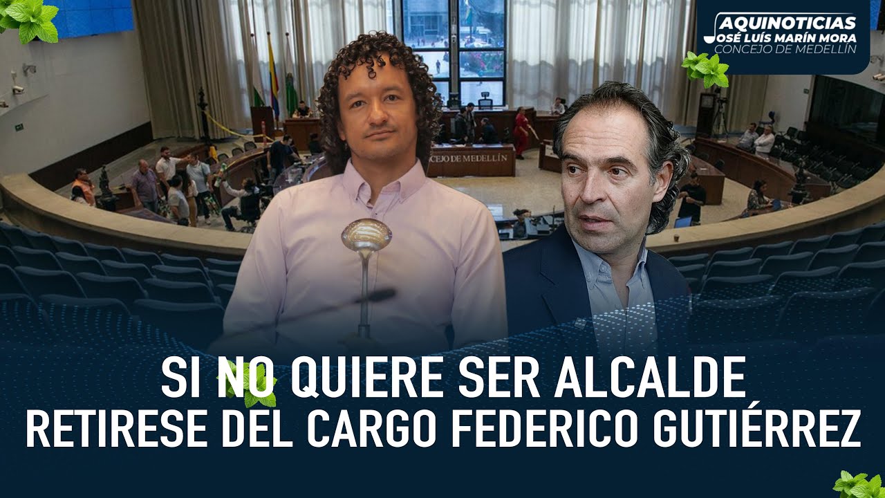 A Federico Guti&eacute;rrez le qued&oacute; grande ser alcalde  de Medell&iacute;n