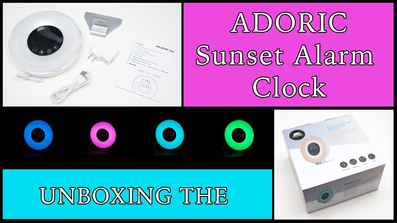Unboxing: Adoric Sunset Alarm Clock