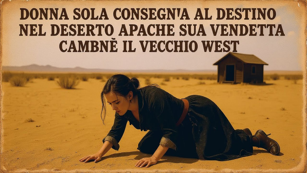 STORIA VERA: Donna sola consegnata al destino nel deserto Apache sua vendetta cambiò il Vecchio West