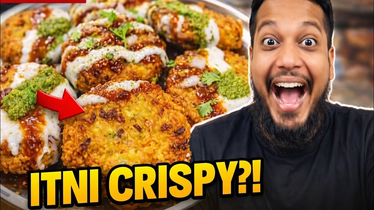 Itni CRISPY Tikki pehle kabhi nahi khayi! 😱“SACH ME CRISPY?” | Agra Street Food Tour | Ustaadstv