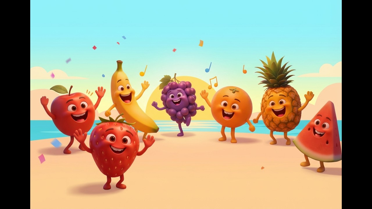 The Fruit Dance 🍎🍌 | Fun Kids Song About Healthy Fruits | Dance & Sing