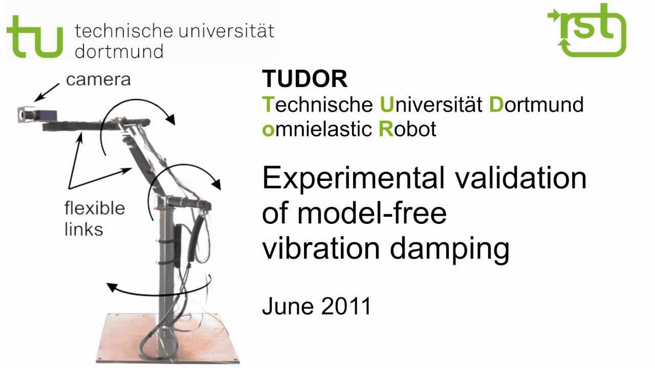 TUDOR vibration damping of a multi-link-flexible robot
