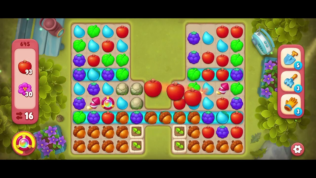 Gardenscapes level 641. 652 easy to hard level and collect season point