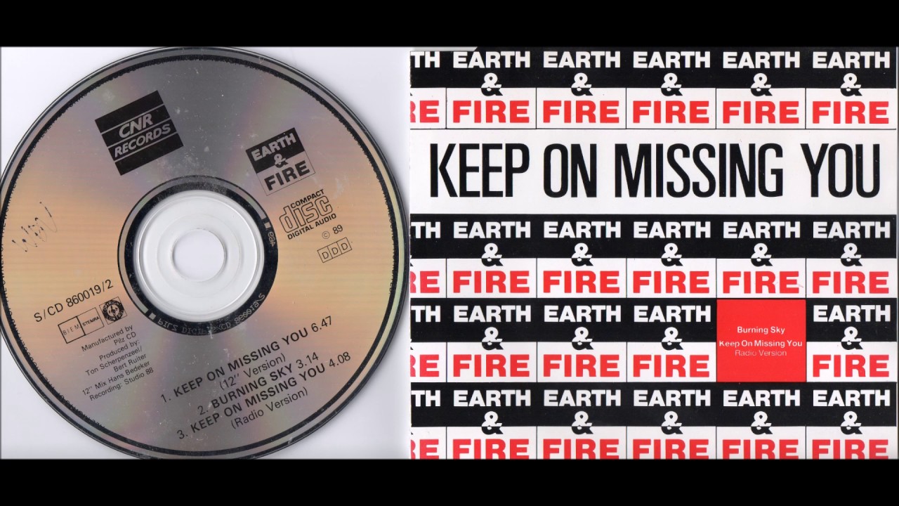 earth and fire   -  keep on missing you  -  maxi cd single