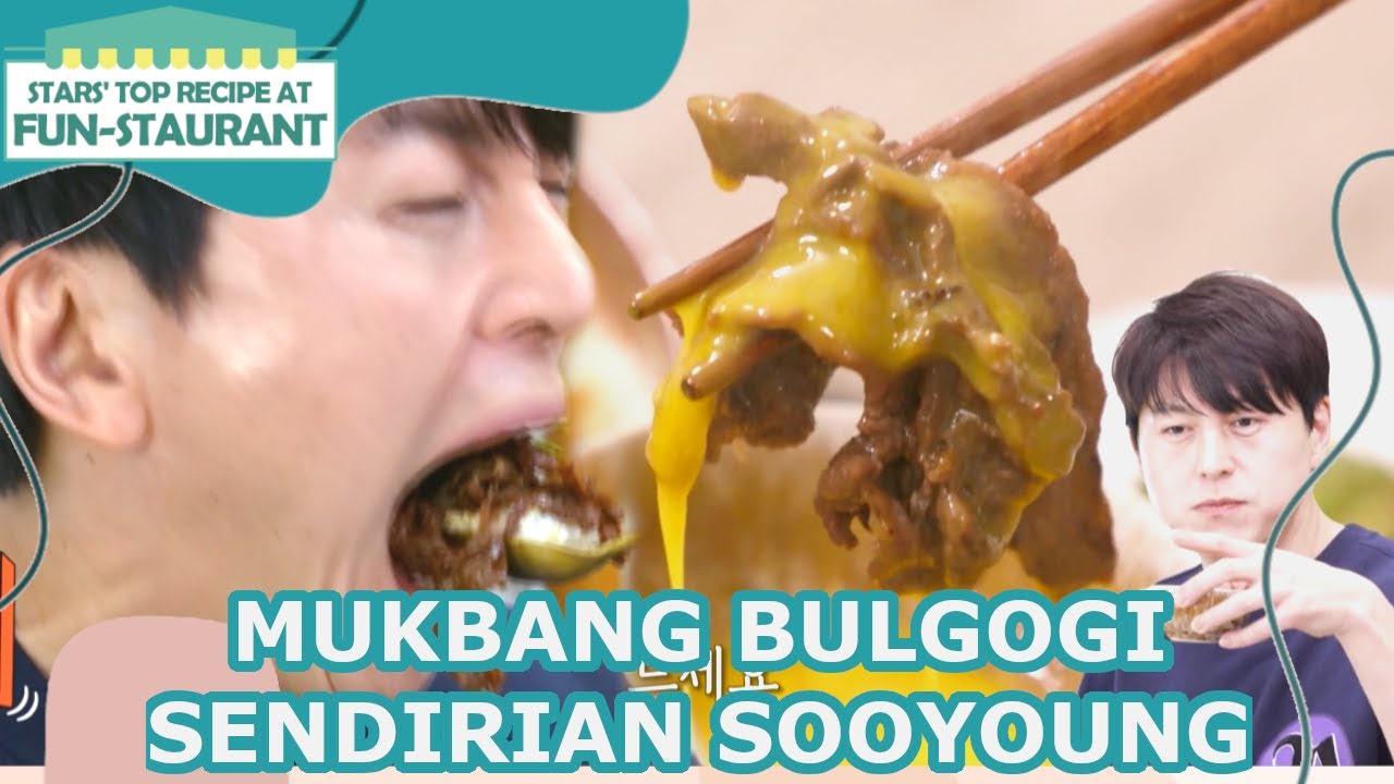 Mukbang Bulgogi Sendirian Sooyoung |Fun-Staurant|SUB INDO/ENG|220415 Siaran KBS World TV|