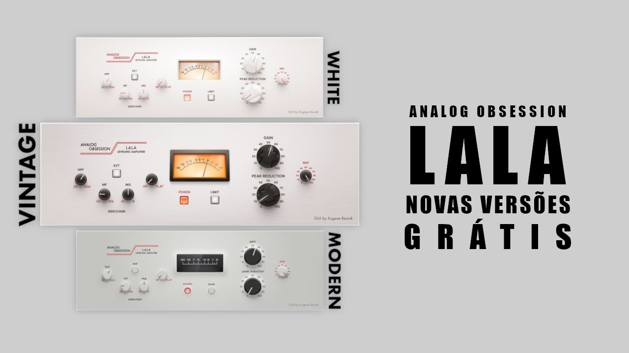 LALA - O Compressor LA2A da Analog Obsession GRÁTIS e REFORMULADO!