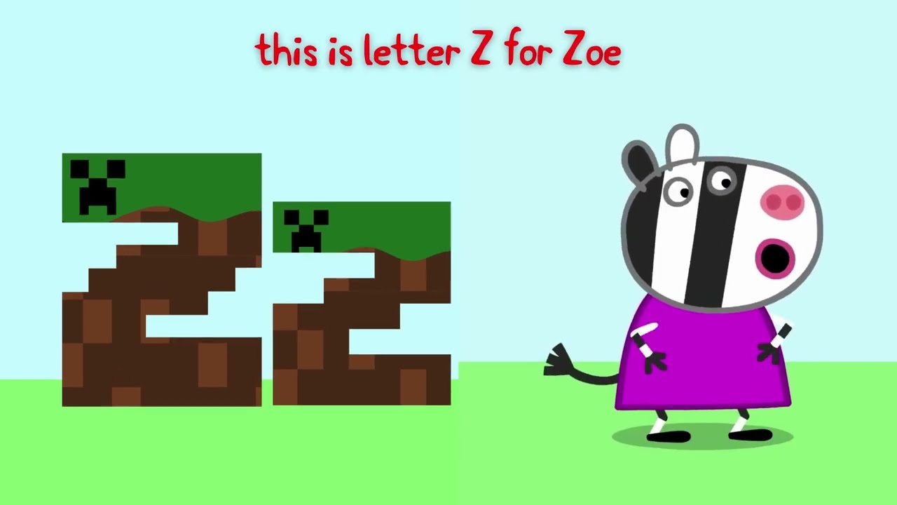 Minecraft Shapes, Alphabets & Phonics Song 4| Learn Colors & ABCs for Kids | FreeForLearn