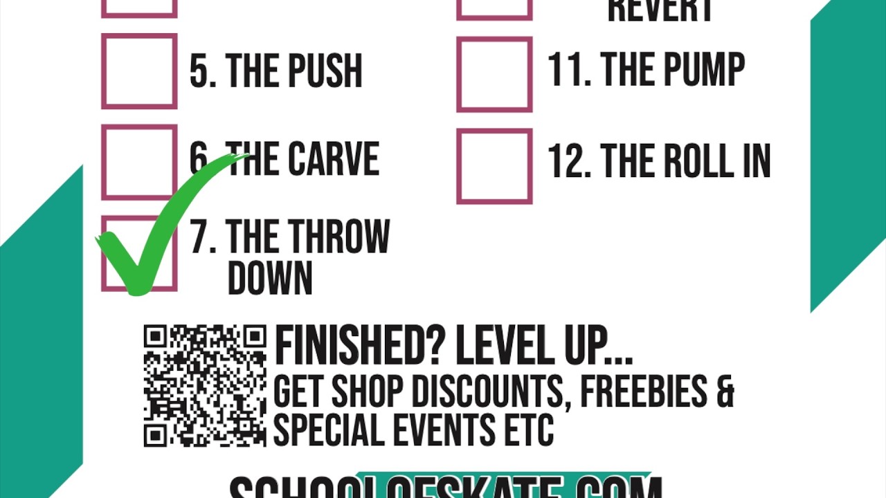 Beginner skill 7. The throw down