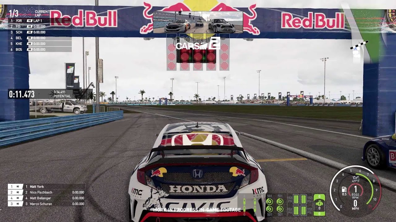 Project CARS 2 - Honda Civic Coupe Rallycross Preview Gameplay