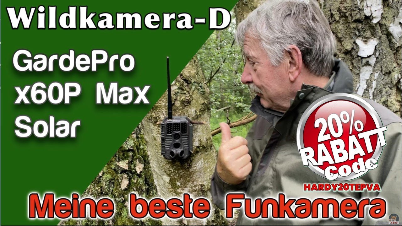 GardePro X60P Max Solar - was will man mehr? 4G Funkkamera und normale Wildkamera