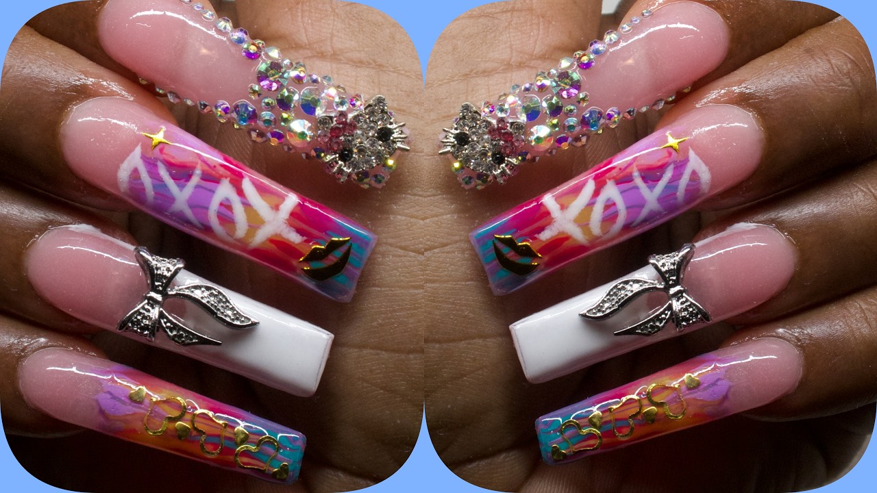 How To Double Tip Your Polygel Nails! (WARNING) Small Crash Out