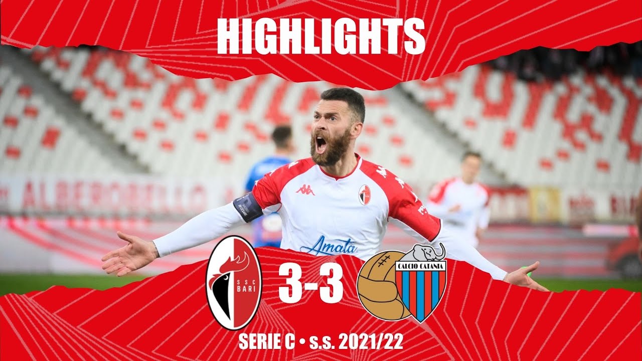 #LegaPro '21-'22 Gir. C // Highlights Bari-Catania 3-3