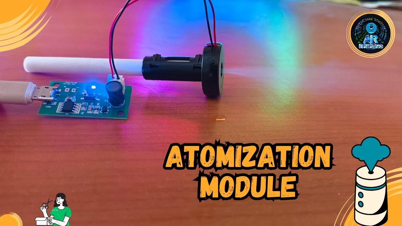 DIY Ultrasonic Humidifier: 5V Moisture Atomizer Module