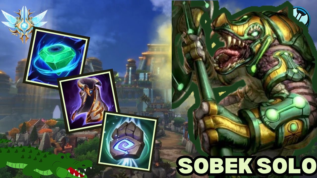SHIFTY LITTLE CROCODILE!!! - GRANDMASTERS SOBEK SOLO SMITE