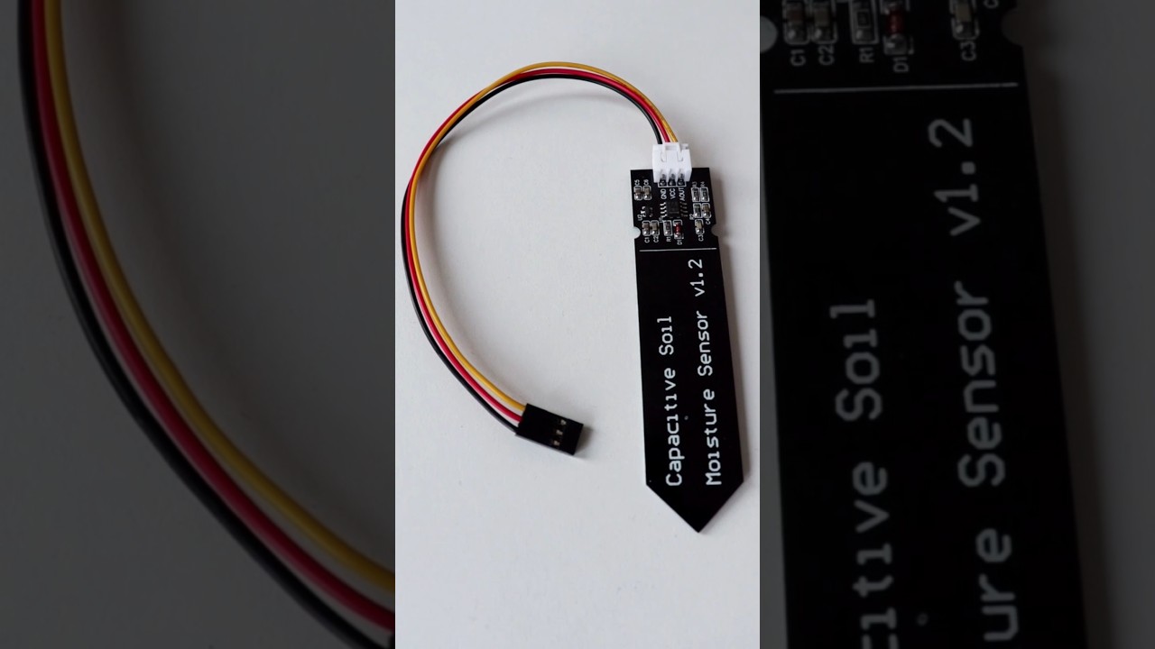 Capacitive Soil Moisture Sensor v1.2 for Arduino, ESP32 or Raspberry Pi #shorts