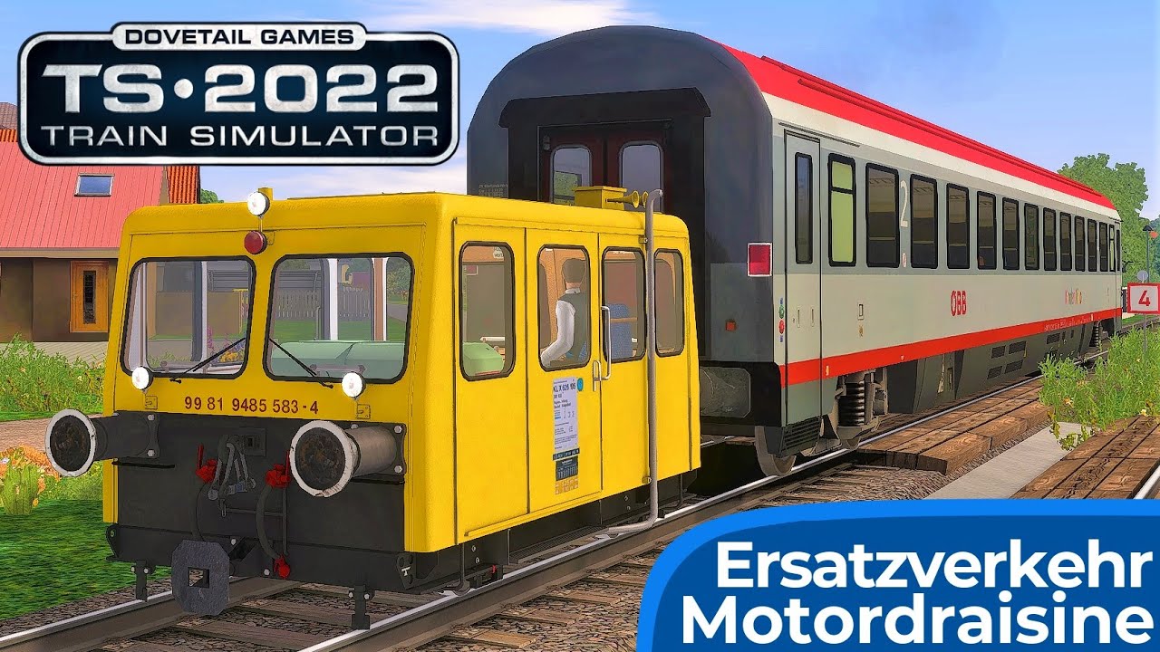 ERSATZZUG: Bad Radkersburg - Spielfeld-Straß | TRAIN SIMULATOR 2021 | Postkasterl – Motordraisine