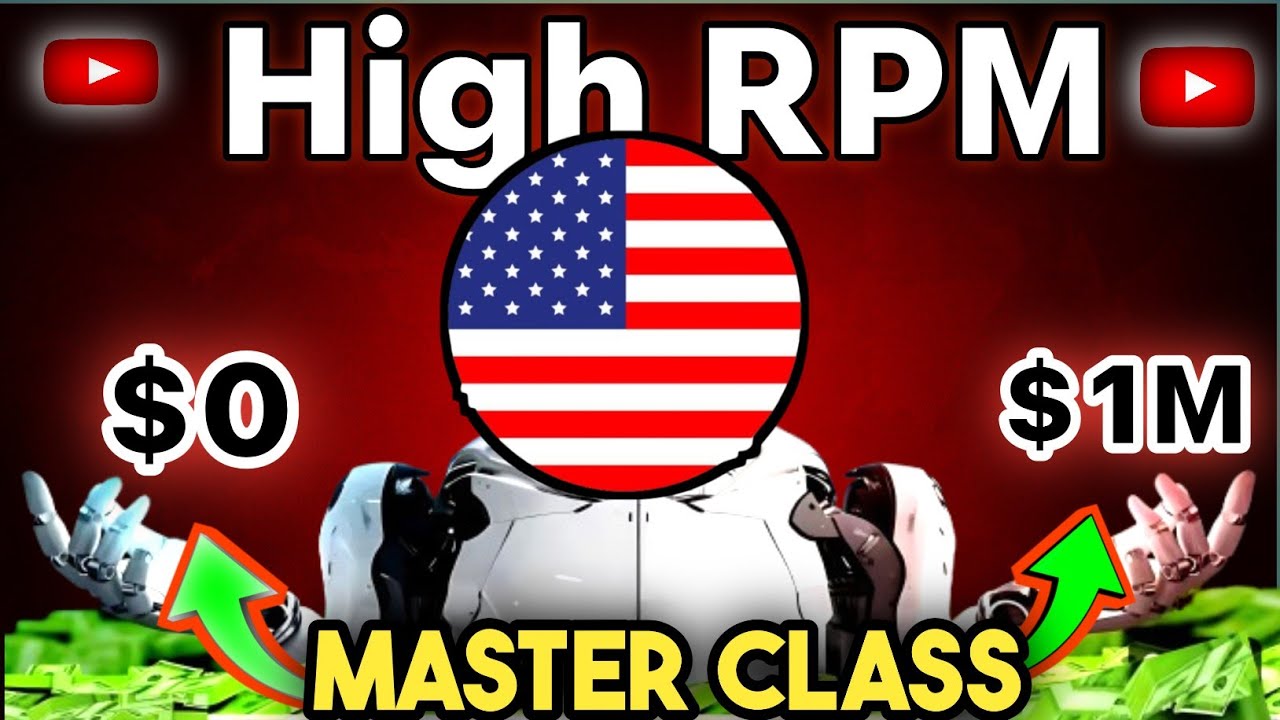 How I Made $33K month From USA Channel High RPM Using Only Al Master class-(Step-by-Step)