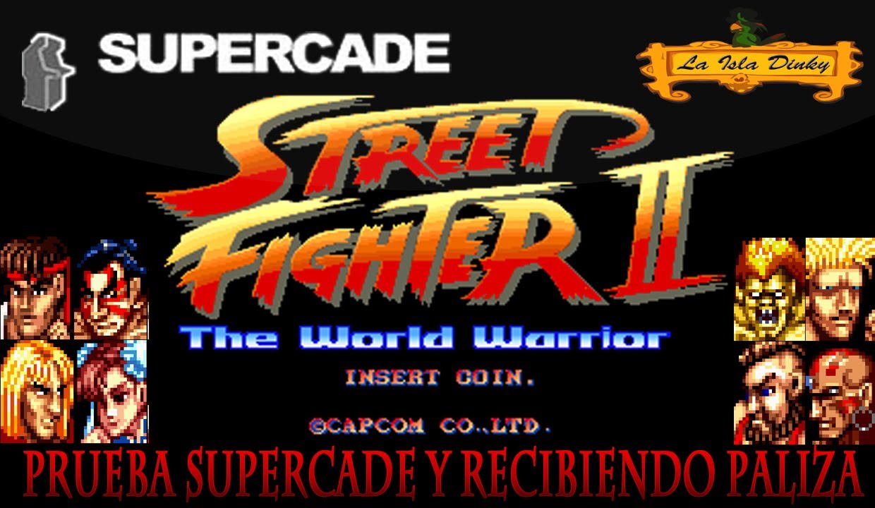 Como jugar Online a juegos de MAME - Recreativas - Supercade - Tutorial + Partida Street Fighter II