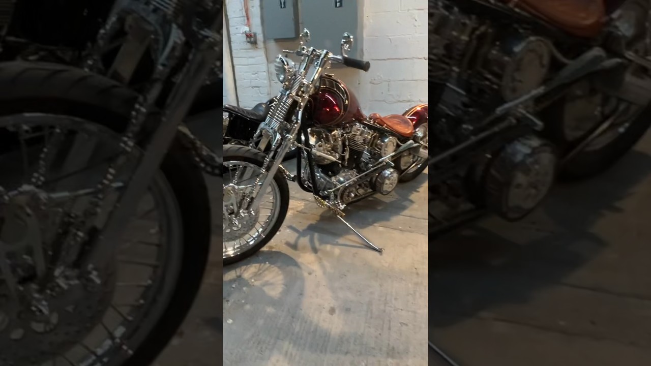 A few of the killer bikes at the Indian Larry block party 🔥