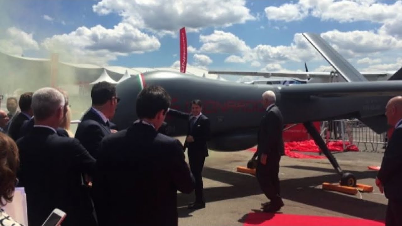 Inaugurato a Parigi il Falco Xplorer, super drone di Leonardo