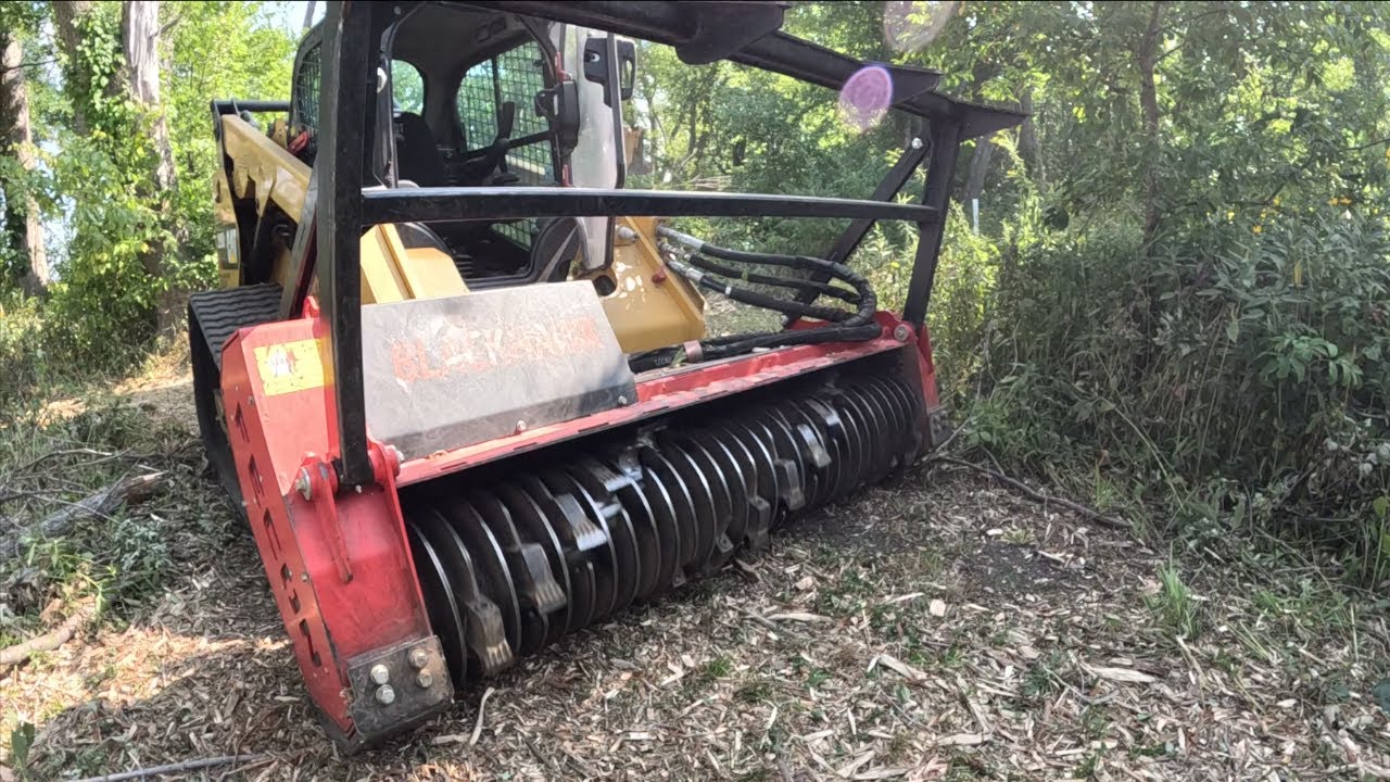 Fecon Blackhawk Forestry Mulcher Testing