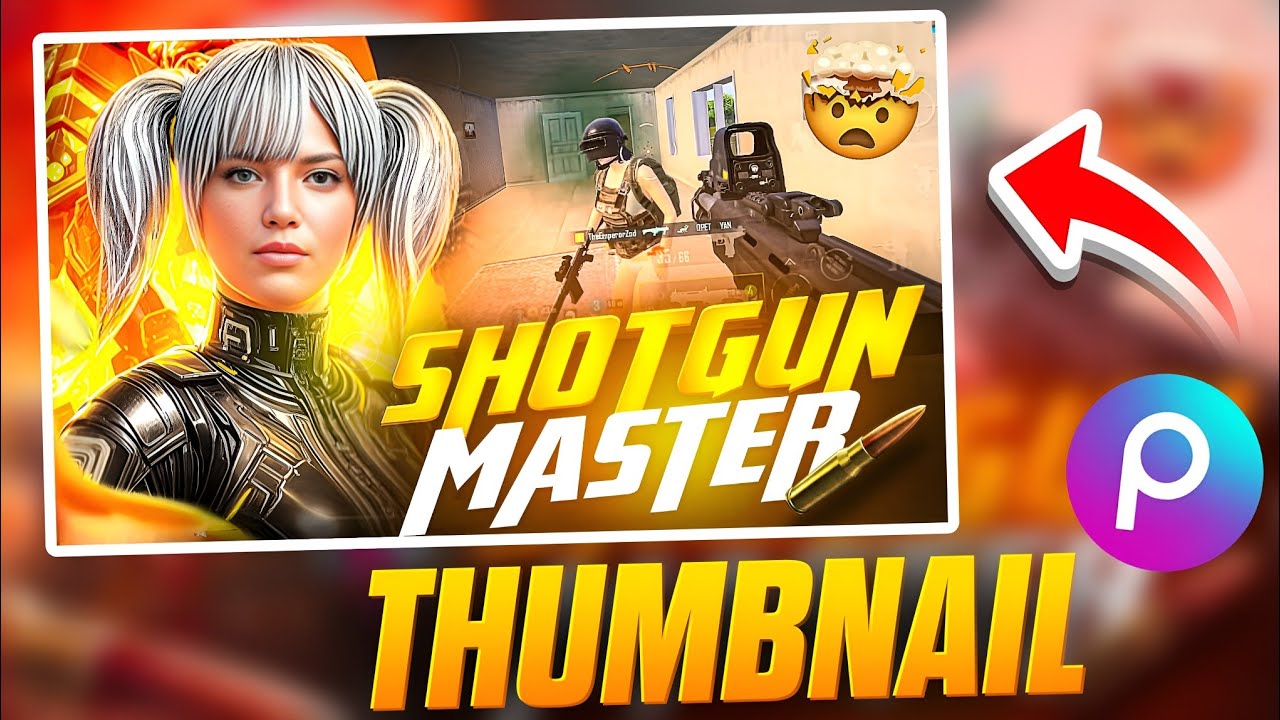 Make This Easiest HD Gaming Thumbnail In PicsArt 🔥