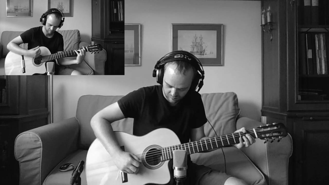 Star Wars - The Throne Room / End title Theme (the Force Theme) -  Acoustic Guitar