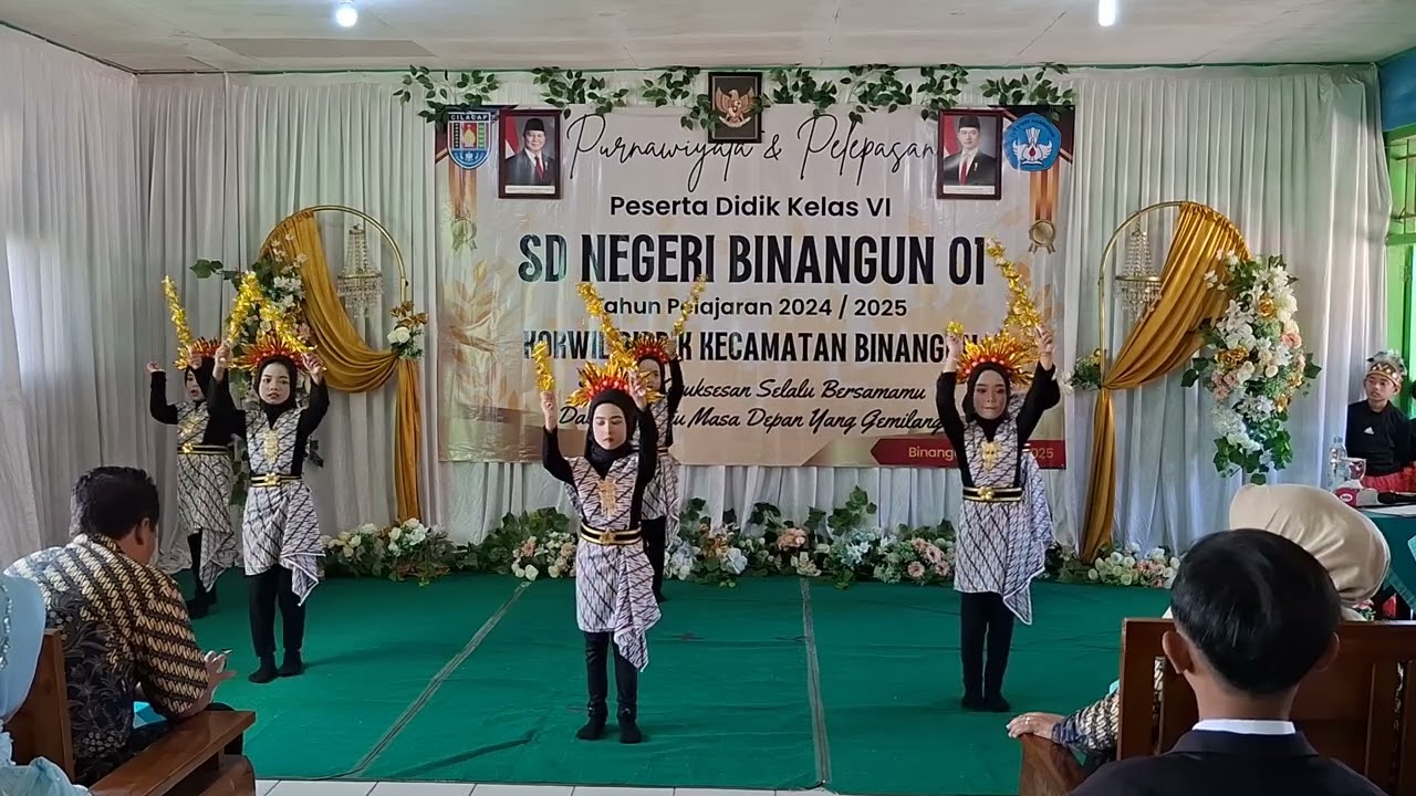 Pelepasan Kelas 6 SDN Binangun 01 - Binangun - Cilacap Tahun 2025.