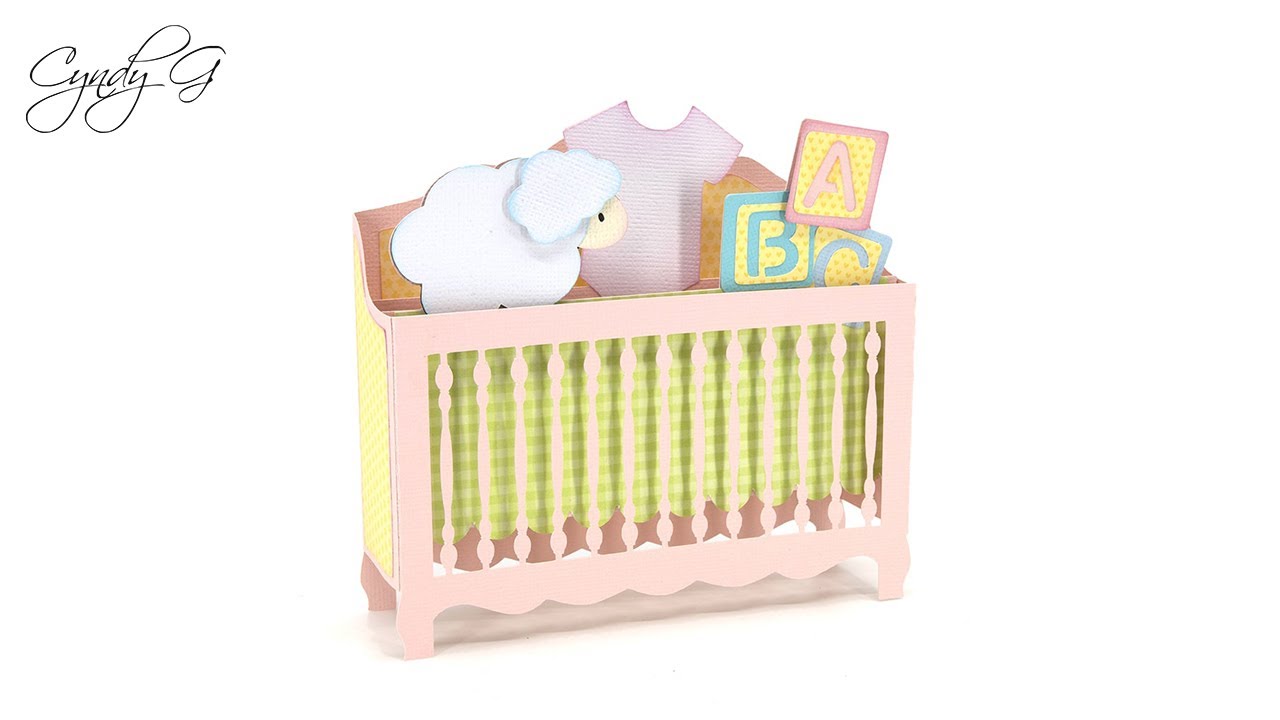 Crib Box Card SVG Assembly Tutorial