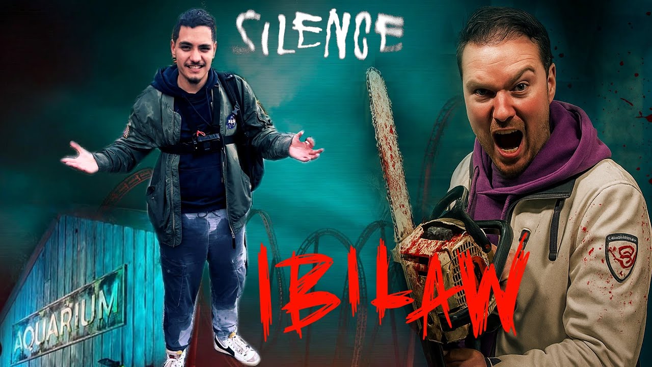 IBILAW HALLOWEEN VLOG - SPOOKHUIZEN SILENCE & AQUARIUM! | MECALODON! | SECURITY IN SCARE ZONE!