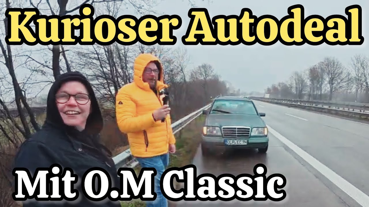 Bekannter Oldtimer Händler bleibt auf Autobahn Liegen, Abschleppeinsatz mit Hindernissen!